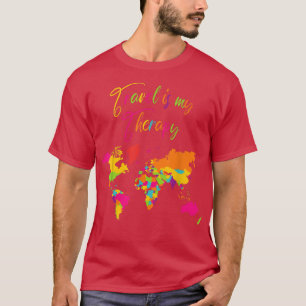 Reisen ist meine Therapie-Aussage T-Shirt