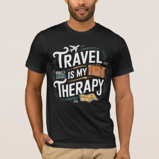 Reisen ist meine Therapie Bekleidung Shirt