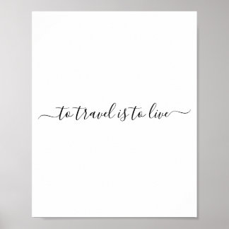 Reisen ist zu leben - einfach Reisekostenangebot Poster