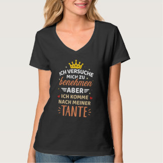 Reisen kommen nach der Tante für Neffe oder Nichte T-Shirt