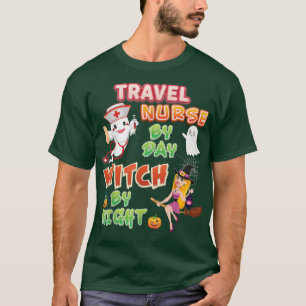 Reisen Krankenschwestern an Tag Hexennacht Crew Ha T-Shirt
