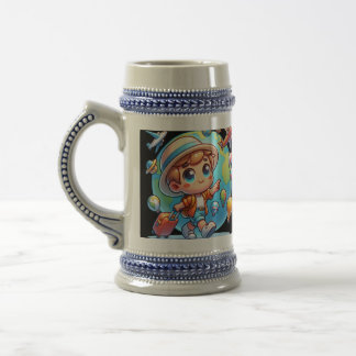 Reisen, Lächeln, wiederholen Bierglas