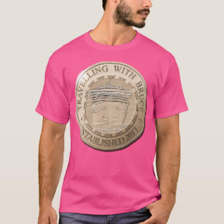 Reisen mit Bruce Coin Logo T-Shirt