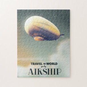 Reisen mit dem Flugzeug in die Welt Puzzle