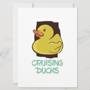 Reisen mit Enten Spaß Save The Date