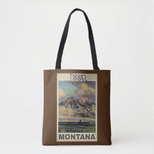Reisen Montana, Vintage Poster,