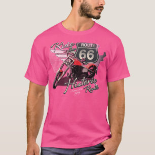Reisen - Motorradfahren Die historische Route 66 T-Shirt