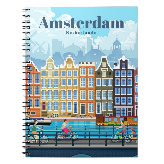Reisen nach Amsterdam Notizblock (Vorderseite)