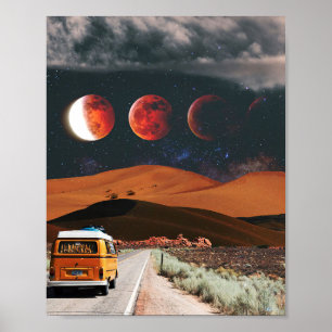 Reisen nach Art Long Travel Poster