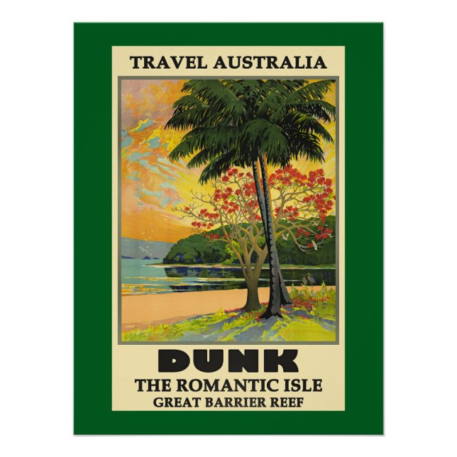 Reisen nach Australien, Great Barrier Reef, Poster (Vorderseite)