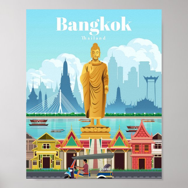 Reisen nach Bangkok Poster (Vorne)