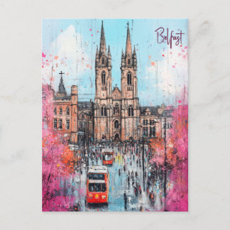 Reisen nach Belfast Nordirland Postkarte