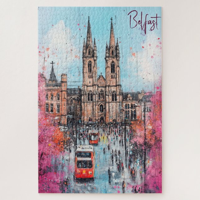 Reisen nach Belfast Nordirland Puzzle (Vertikal)