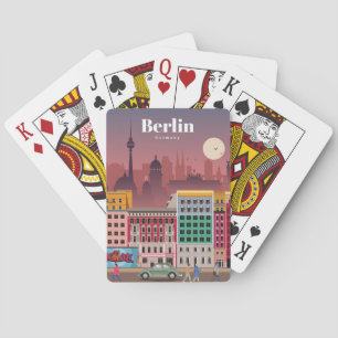 Reisen nach Berlin Deutschland Spielkarten