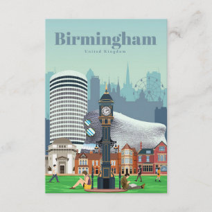 Reisen nach Birmingham Art Begleitkarte