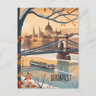 Reisen nach Budapest Postkarte