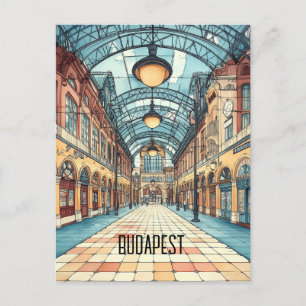Reisen nach Budapest Ungarn Postkarte