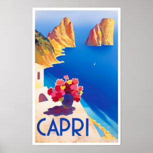 Reisen nach Capri Poster