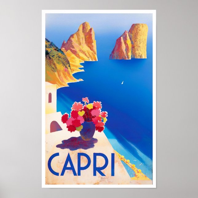Reisen nach Capri Poster (Vorne)