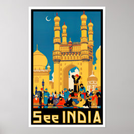 Reisen nach Indien Poster