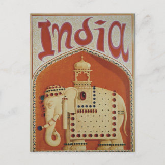 Reisen nach Indien Postkarte