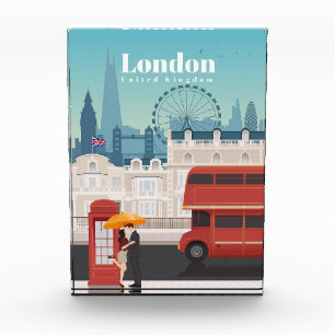 Reisen nach London England Fotoblock