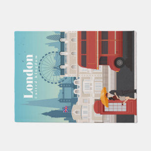 Reisen nach London England Fußmatte