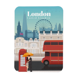 Reisen nach London England Magnet