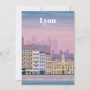 Reisen nach Lyon Frankreich Einladung