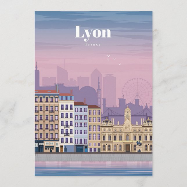 Reisen nach Lyon Frankreich Programm (Vorderseite)