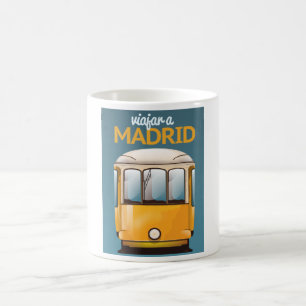 Reisen nach Madrid Vintages Urlaubsplaner Tasse