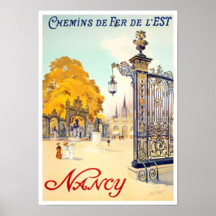 Reisen nach Nancy France Poster
