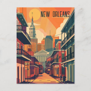 Reisen nach New Orleans Postkarte