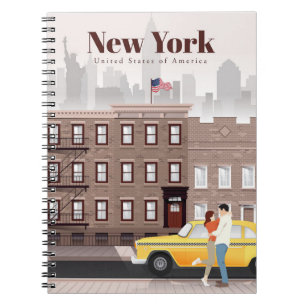 Reisen nach New York City Notizblock