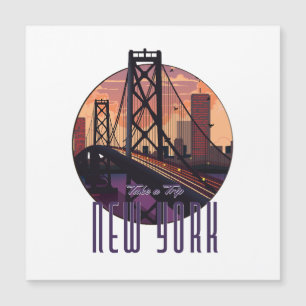 Reisen nach New York Magnetkarte