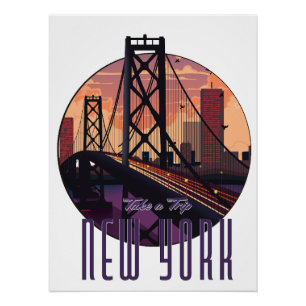 Reisen nach New York Poster