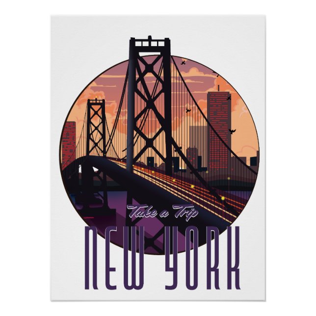 Reisen nach New York Poster (Vorderseite)