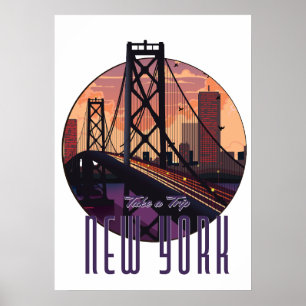 Reisen nach New York Poster