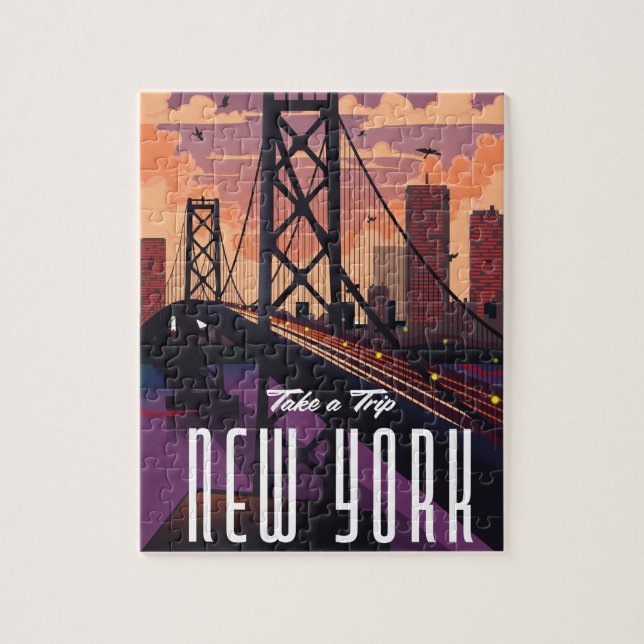 Reisen nach New York Puzzle (Vertikal)