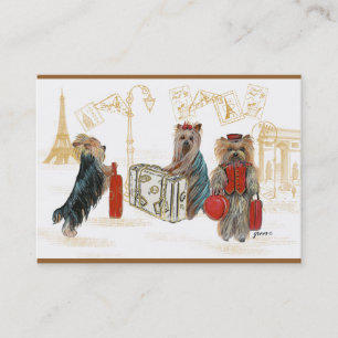 Reisen nach Paris Visitenkarte