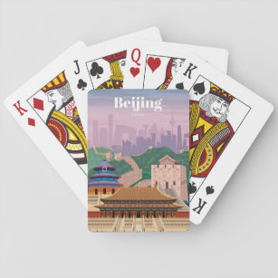 Reisen nach Peking China Spielkarten