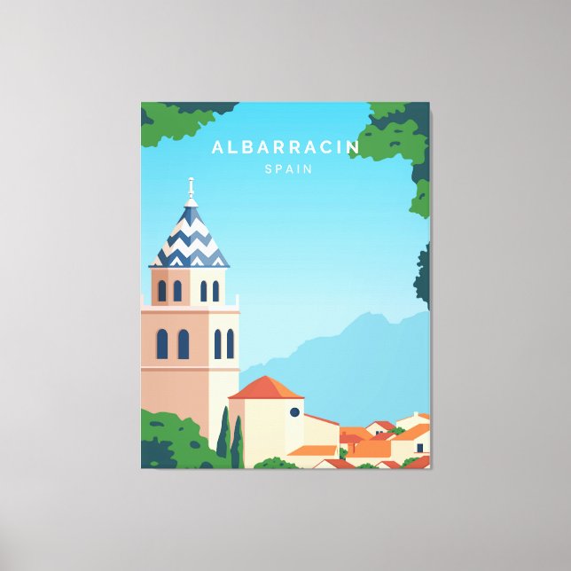 Reisen nach Spanien Leinwanddruck (Vorderseite)