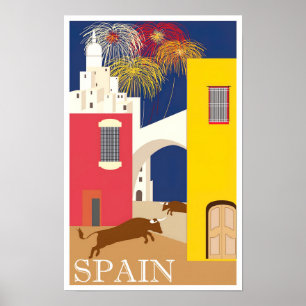 Reisen nach Spanien Poster