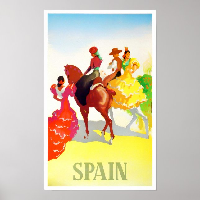 Reisen nach Spanien Poster (Vorne)