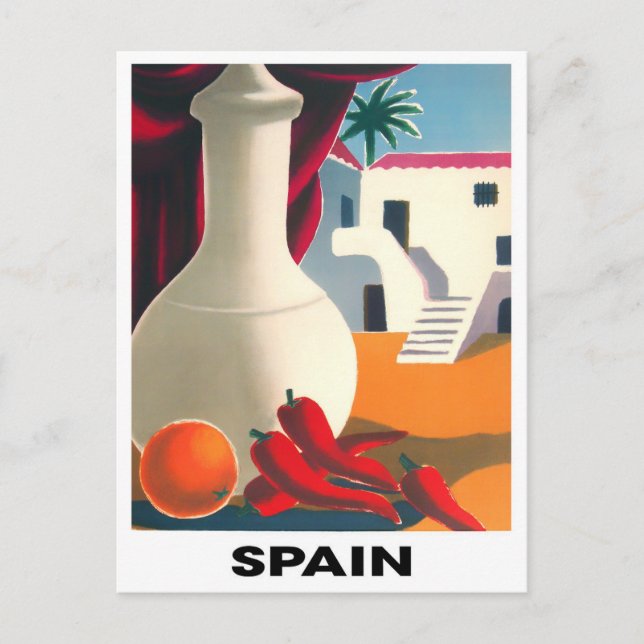 Reisen nach Spanien Postkarte (Vorderseite)