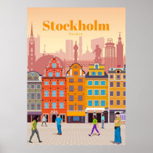 Reisen nach Stockholm Poster
