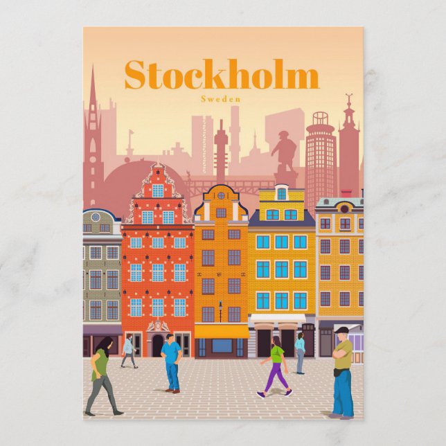 Reisen nach Stockholm Programm (Vorderseite)