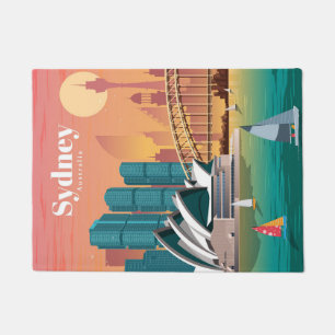 Reisen nach Sydney Australien Fußmatte