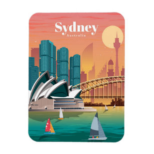 Reisen nach Sydney Australien Magnet