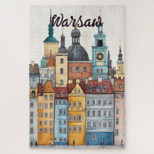 Reisen nach Warschau Polen Puzzle